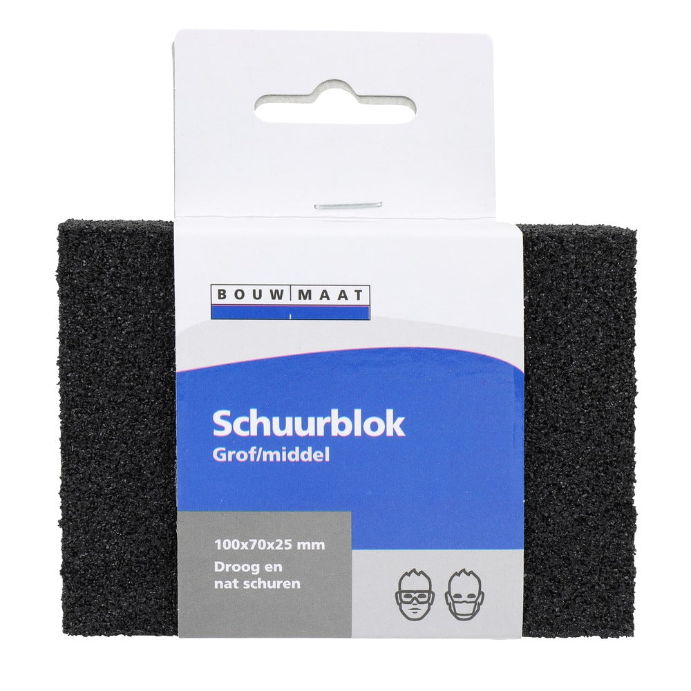 Bouwmaat Schuurblok Grof 100x70x25mm-749541
