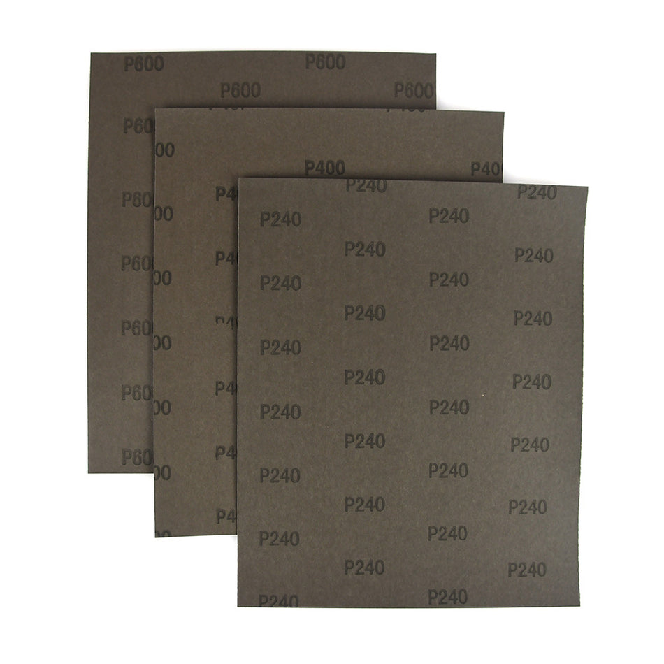 ProLine Gold Schuurpapier Combi Pak P240/P400/P600 Vel Nat En Droog 230x280mm-751246