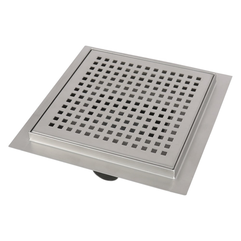 Doucheput Vierkant RVS met Flens 20x20cm-751409
