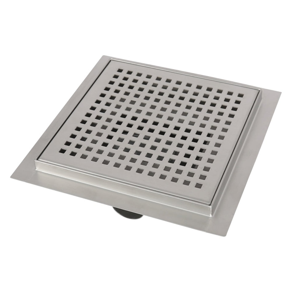 Doucheput Vierkant RVS met Flens 20x20cm-751409