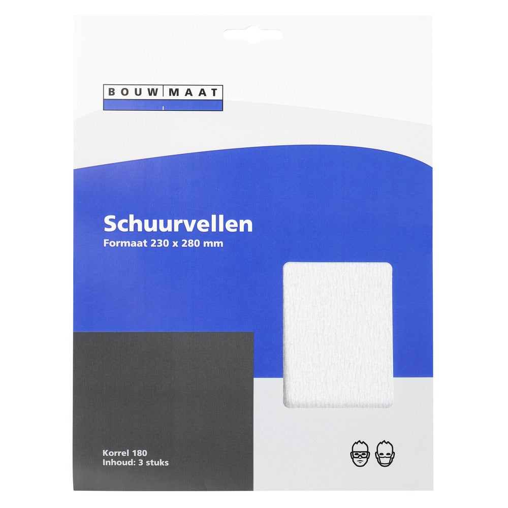 Bouwmaat Schuurvel 230x280mm 3st-751595