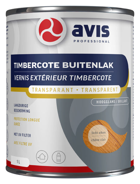Avis Timbercote Buitenlak Hoogglans Licht-Eiken 1L-751741
