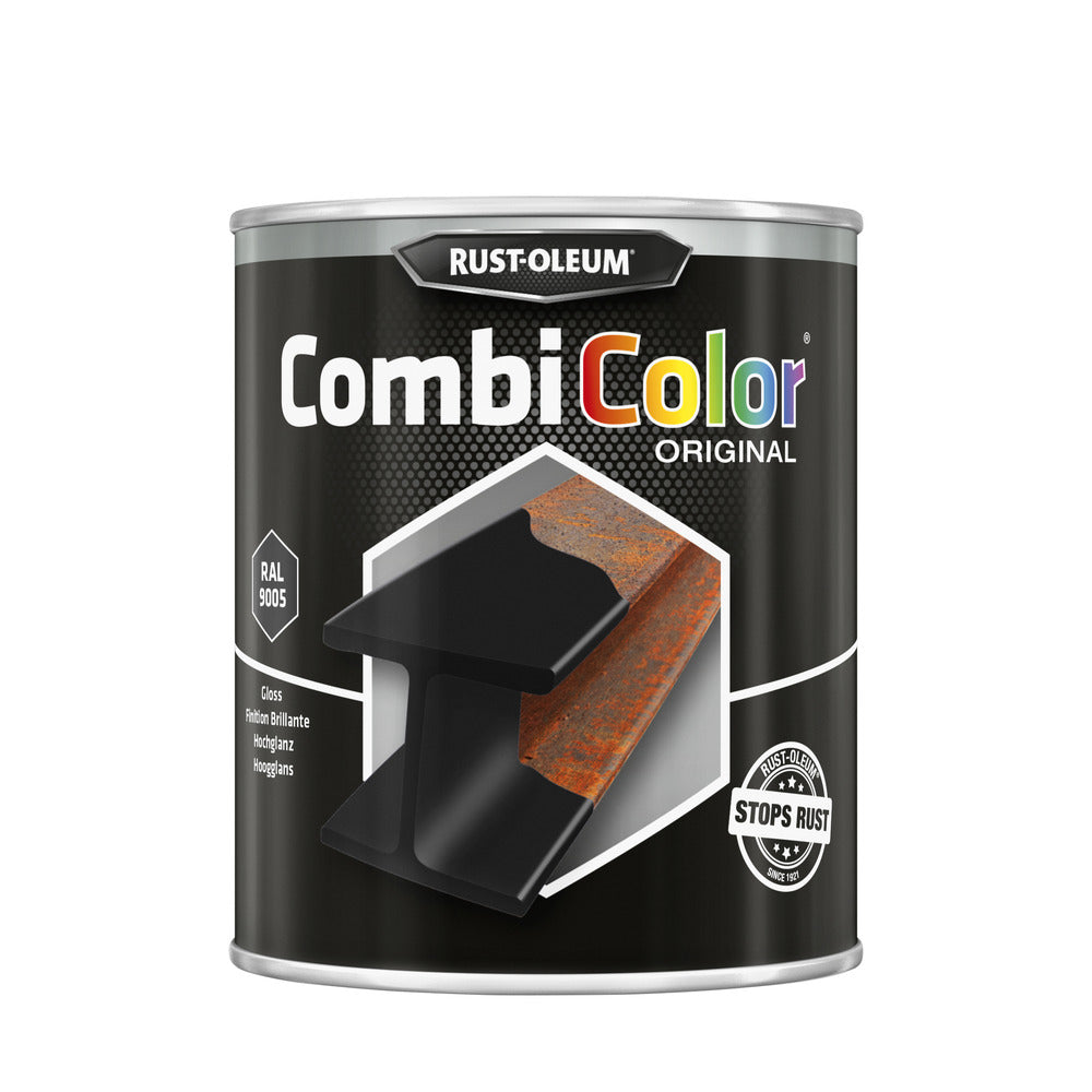 Rust-Oleum CombiColor Original Hoogglans Lak RAL9005 750ml-751851