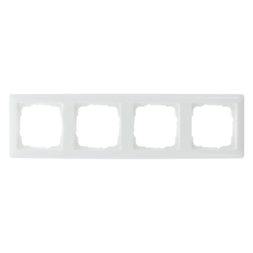 Gira Afdekraam System 55 Inbouw 4-Voudig Polarwit-752345