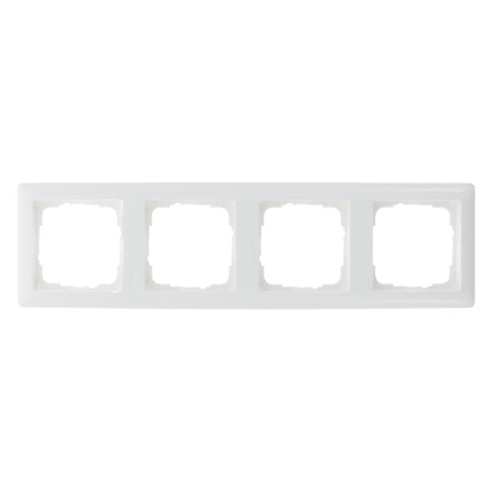 Gira Afdekraam System 55 Inbouw 4-Voudig Polarwit-752345