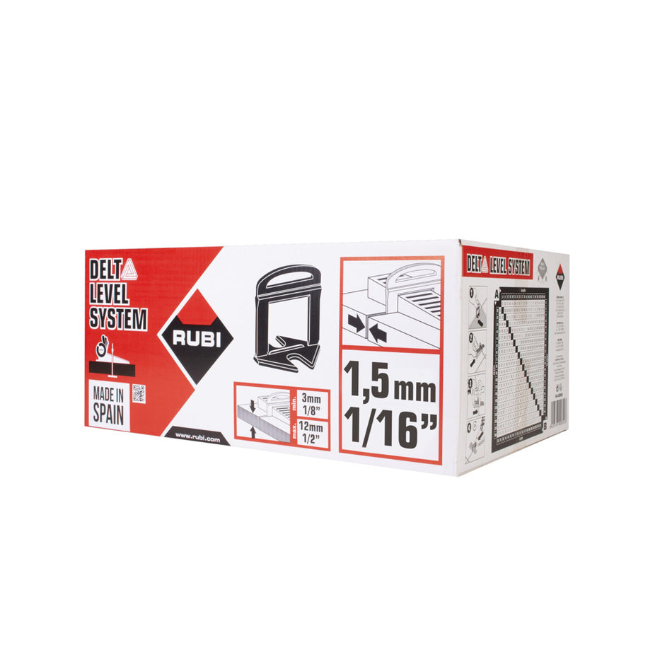 Rubi Clip 3-12-mm 1,5mm Delta Levelling Clips 2400st-753220
