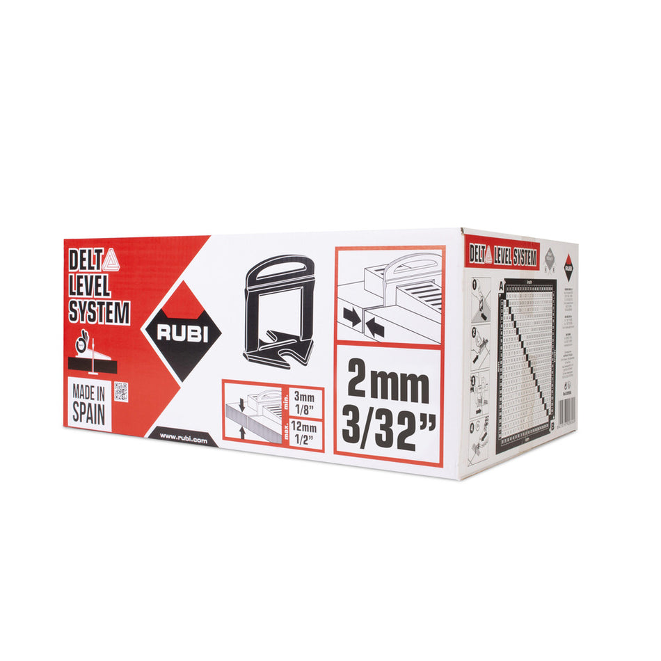 Rubi Clip 3-12-mm 2mm Delta Levelling Systeem 2400st-753221
