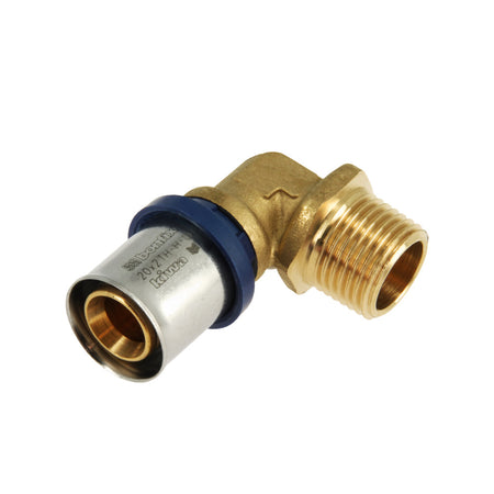 BONFIX Alu-pers Knie 1/2'' Buitendraad-753514