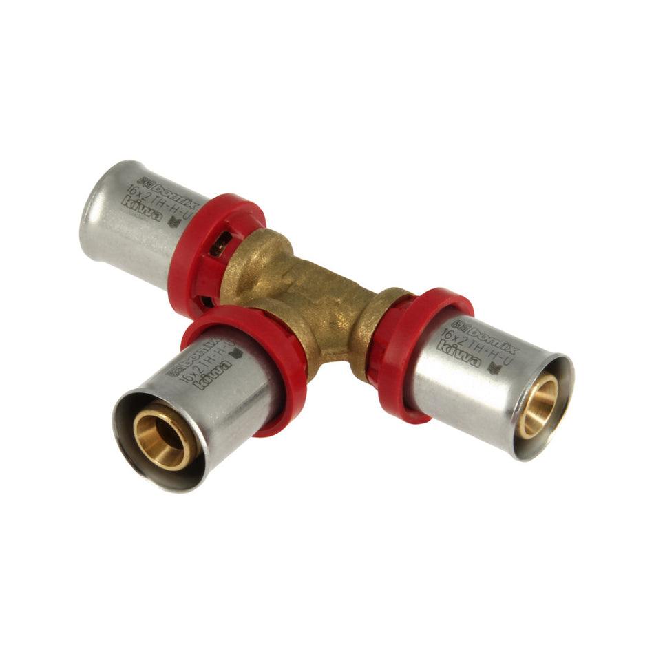 Bonfix Alu-pers T-stuk 16 x 16 x 16 mm-753516