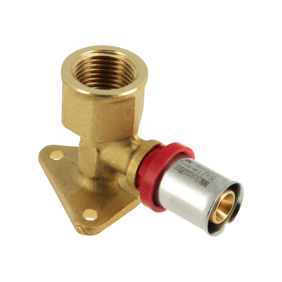Bonfix Alu-pers Muurplaat 1/2" binnen x 16 mm H=47 mm-753523