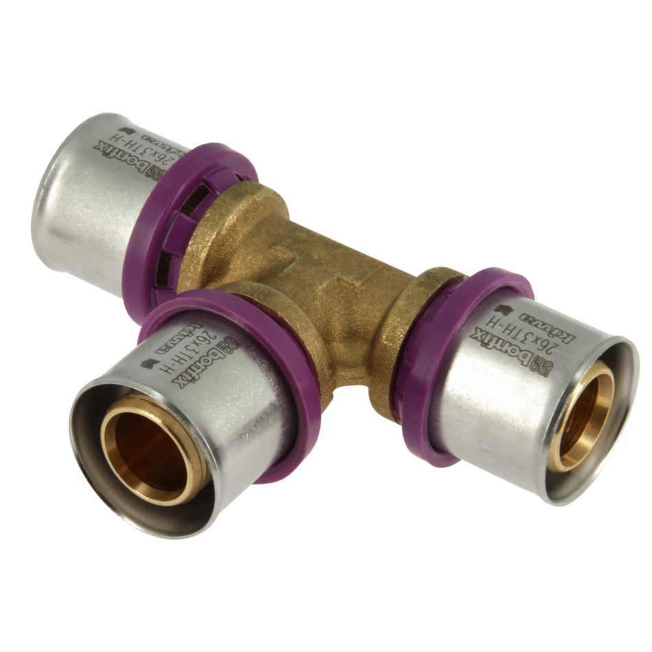 Bonfix Alu-pers T-stuk 26 x 26 x 26 mm-753532