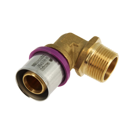 BONFIX Alu-pers Knie 3/4'' Buitendraad-753545