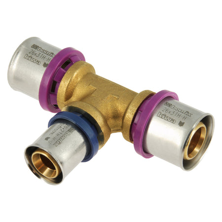 Bonfix Alu-pers Verloop T-stuk 26 x 20 x 26 mm-753550
