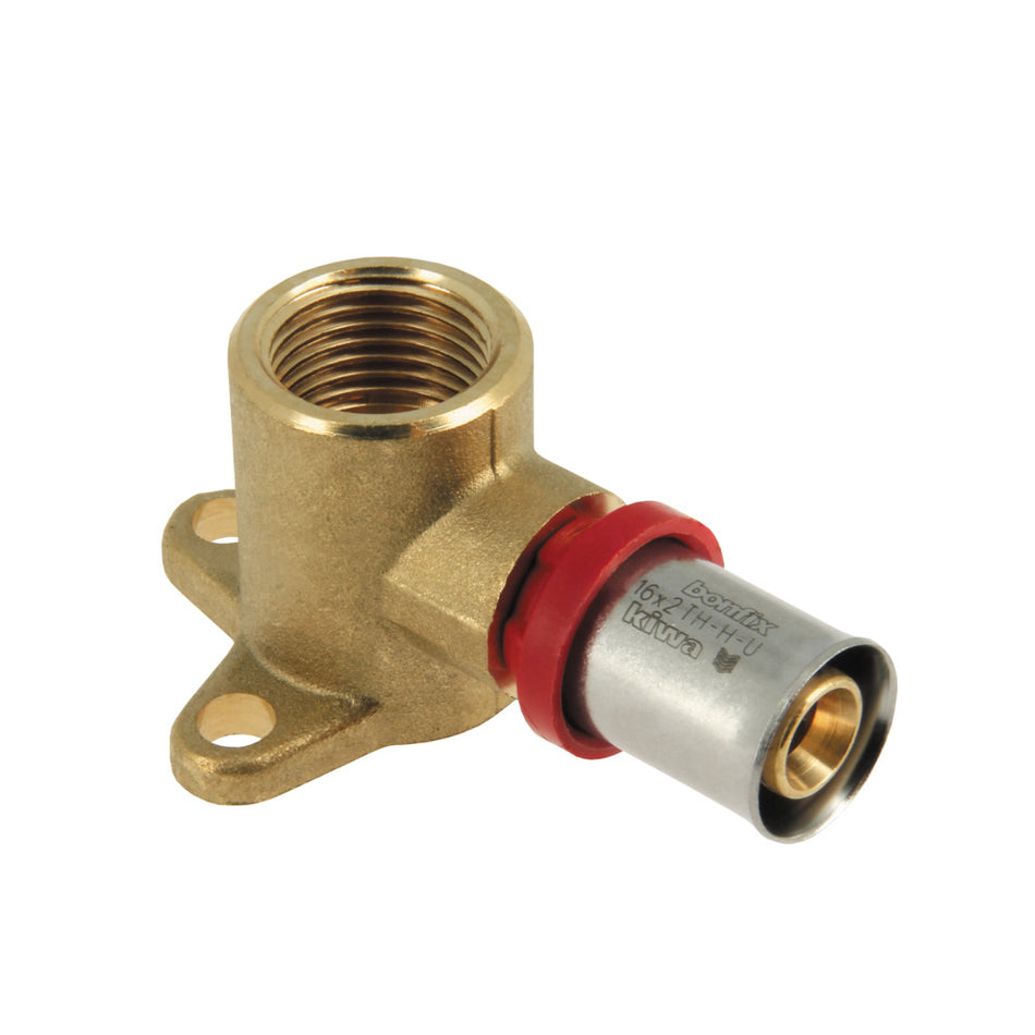 Bonfix Alu-pers Muurplaat 1/2" binnen x 16 mm H=35 mm-753553