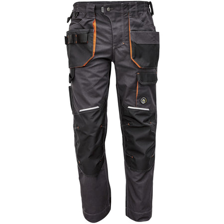 CERVA Werkbroek Emerton+ Antraciet/Oranje-754999