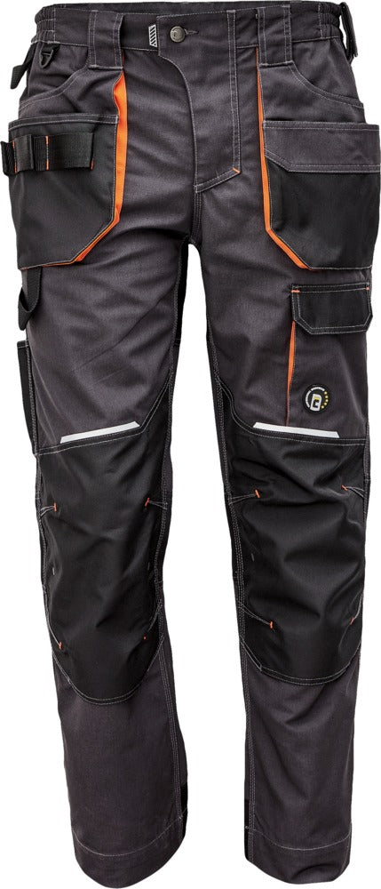 CERVA Werkbroek Emerton+ Antraciet/Oranje-755019