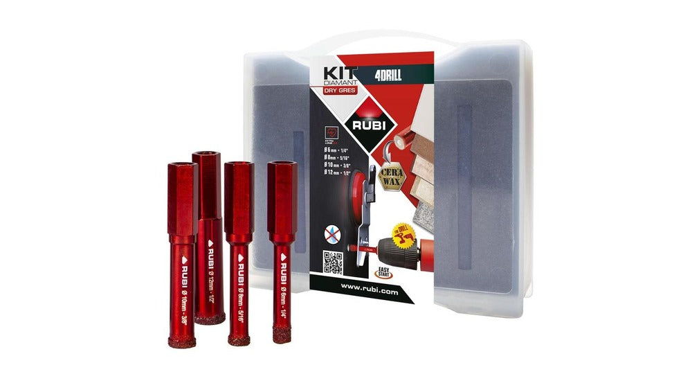 Rubi Tegelborenset Droog Zeskant 6 8 10 en 12mm-756162