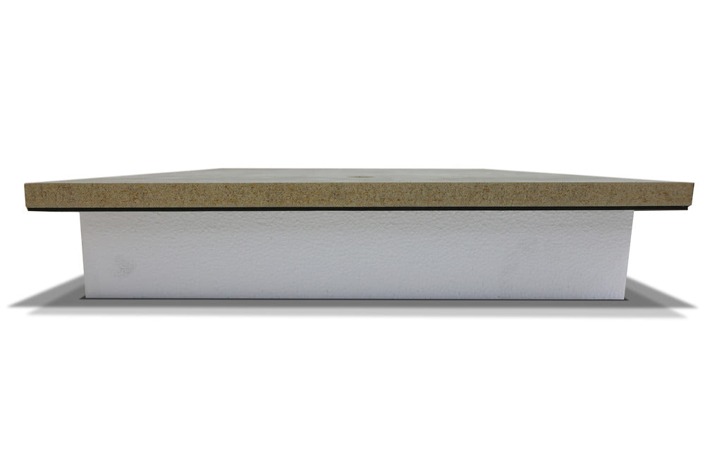 Vloerluik Cementgebonden Houtvezel en EPS Rc2,5 79,5x49,5cm-756197