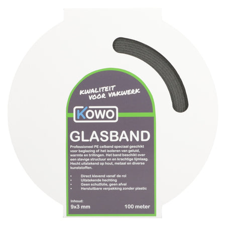 Kowo Glasband PE 100m  9x3mm-756701