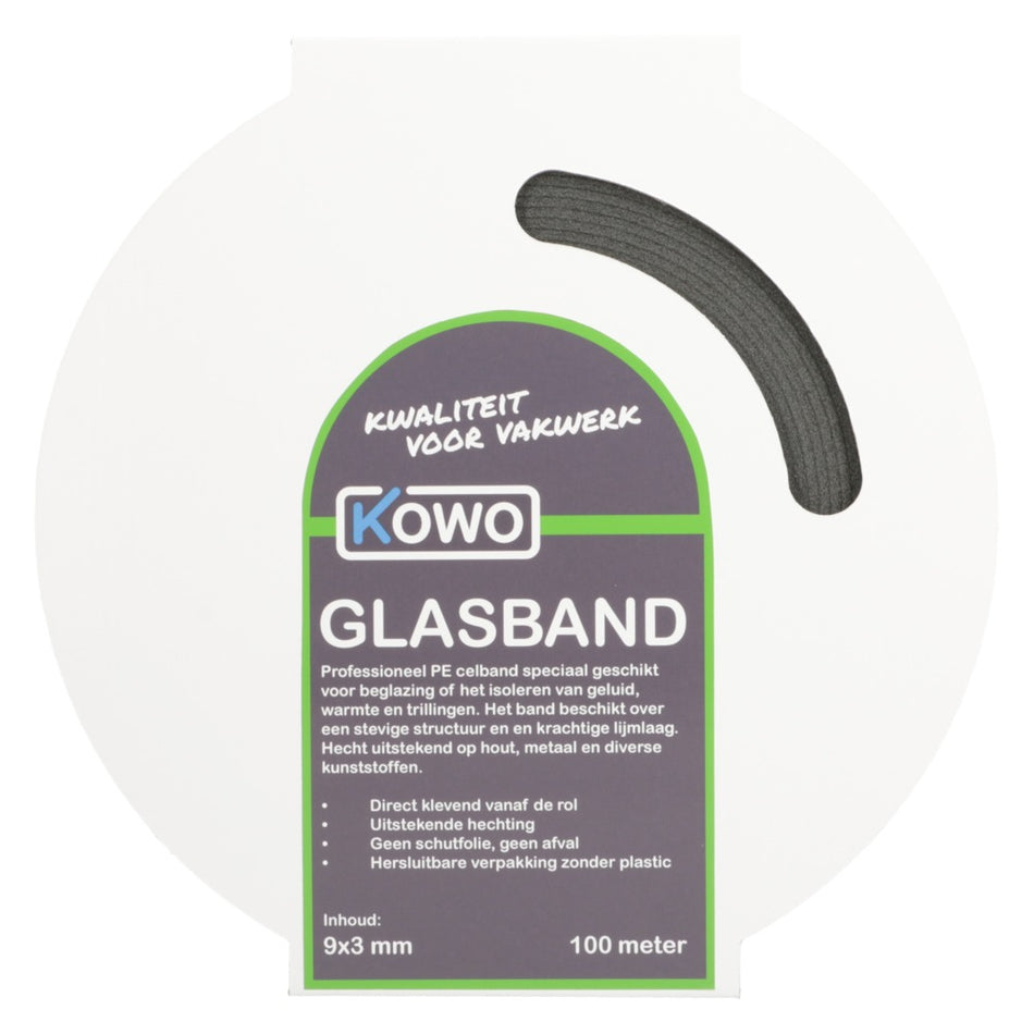 Kowo Glasband PE 100m  9x3mm-756701
