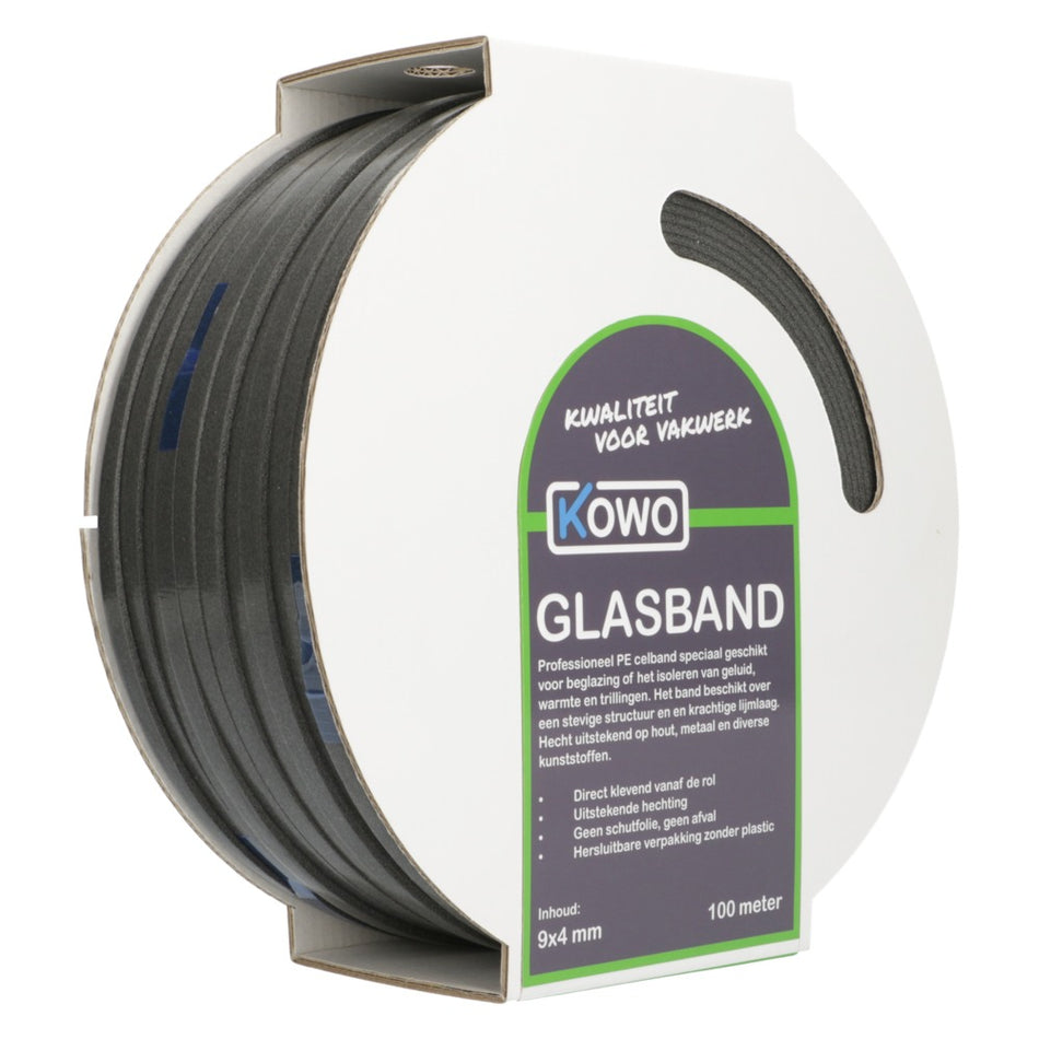 Kowo Glasband PE 100m  9x4mm-756704