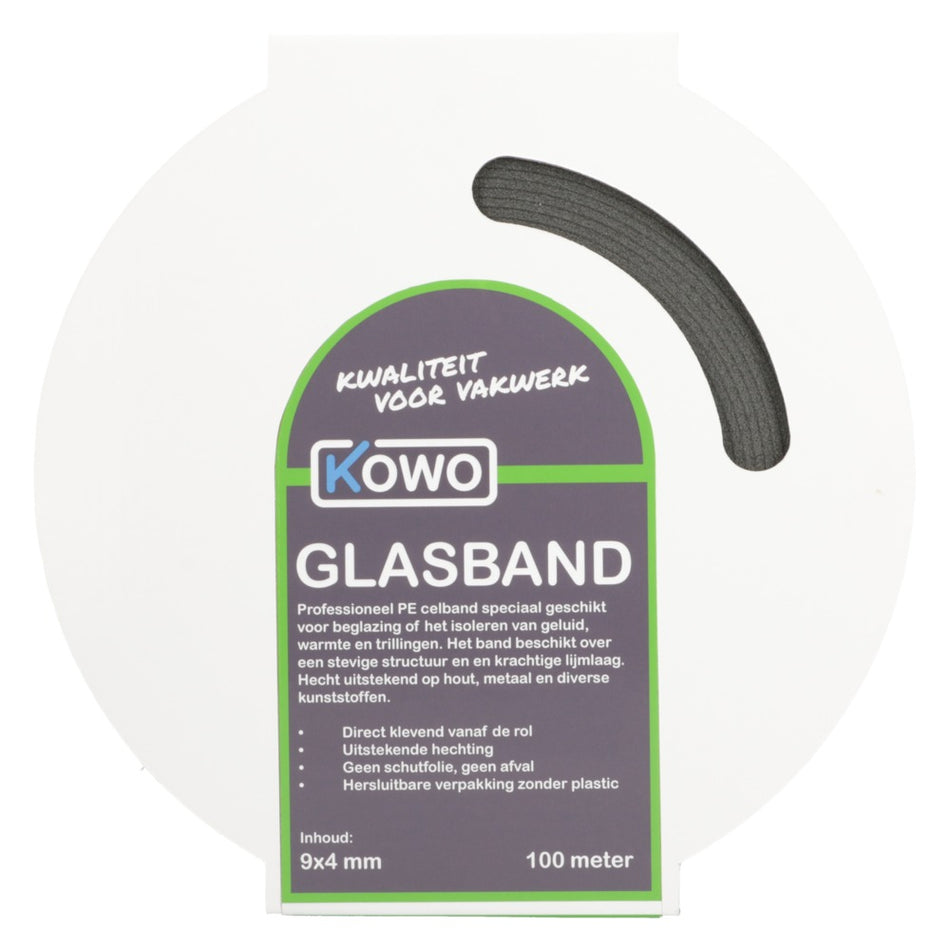 Kowo Glasband PE 100m  9x4mm-756704