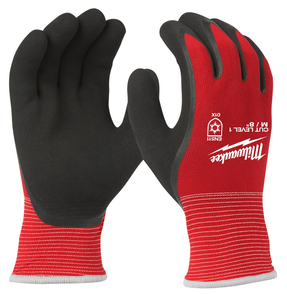 Milwaukee Winter Werkhandschoenen Snijklasse 1/A Rood Maat 10/XL-756747