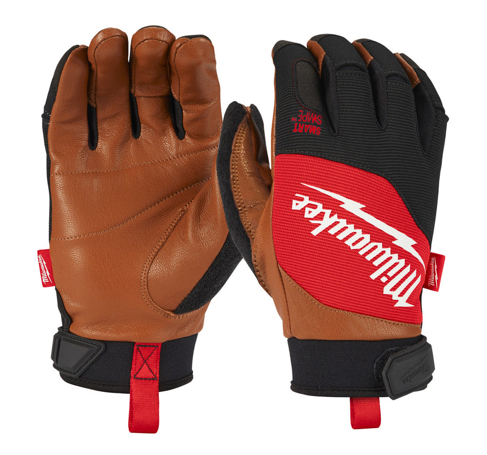 Milwaukee Werkhandschoenen Hybrid Leer Bruin Maat 9/L-756867