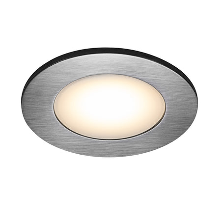 Nordlux Inbouwspot Leonis Geborsteld Nikkel Rond 4,5W IP65 3st-757350