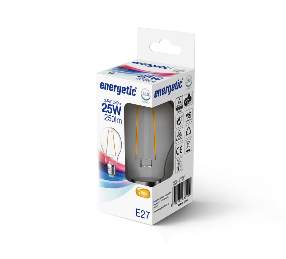 Energetic LED Lamp Peer 25W E27 Warmwit Helder-757404