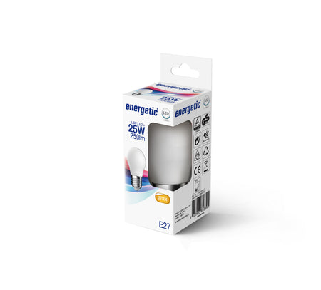 Energetic LED Lamp Kogel 25W E27 Warmwit Mat-757422