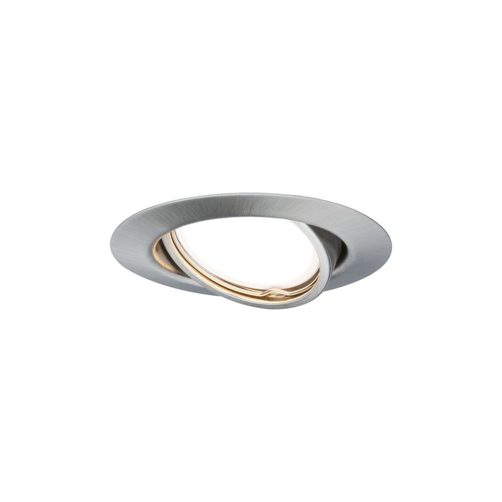 Paulmann Inbouwspot Base Geborsteld RVS Rond 5W Kantelbaar-757863