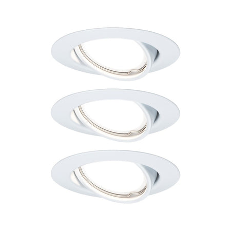 Paulmann Inbouwspot EBL Base Wit Rond 5W Kantelbaar 3st-757865