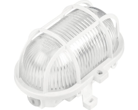 Unitec Wandlamp Lena Wit Bulleye Ovaal IP44-757896