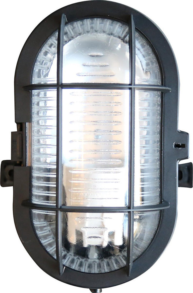 Unitec Wandlamp Lena Zwart Bulleye Ovaal IP44-757897