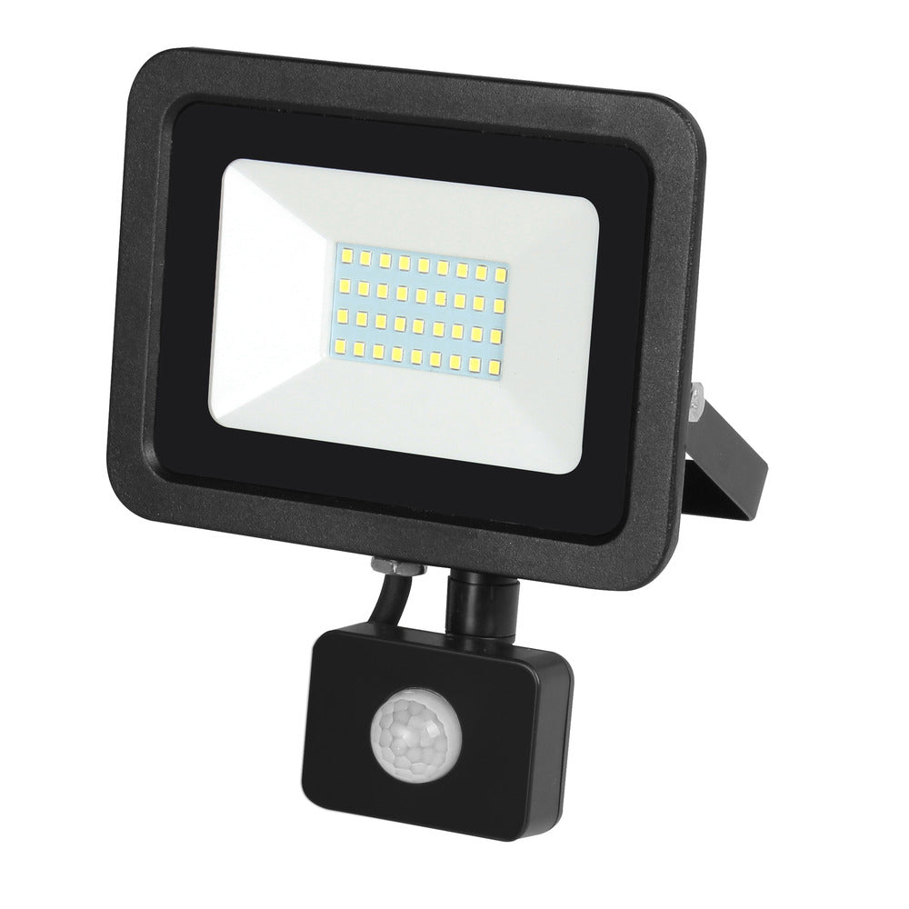 RELED LED Breedstraler Zwart 30W Met Sensor IP54-757911