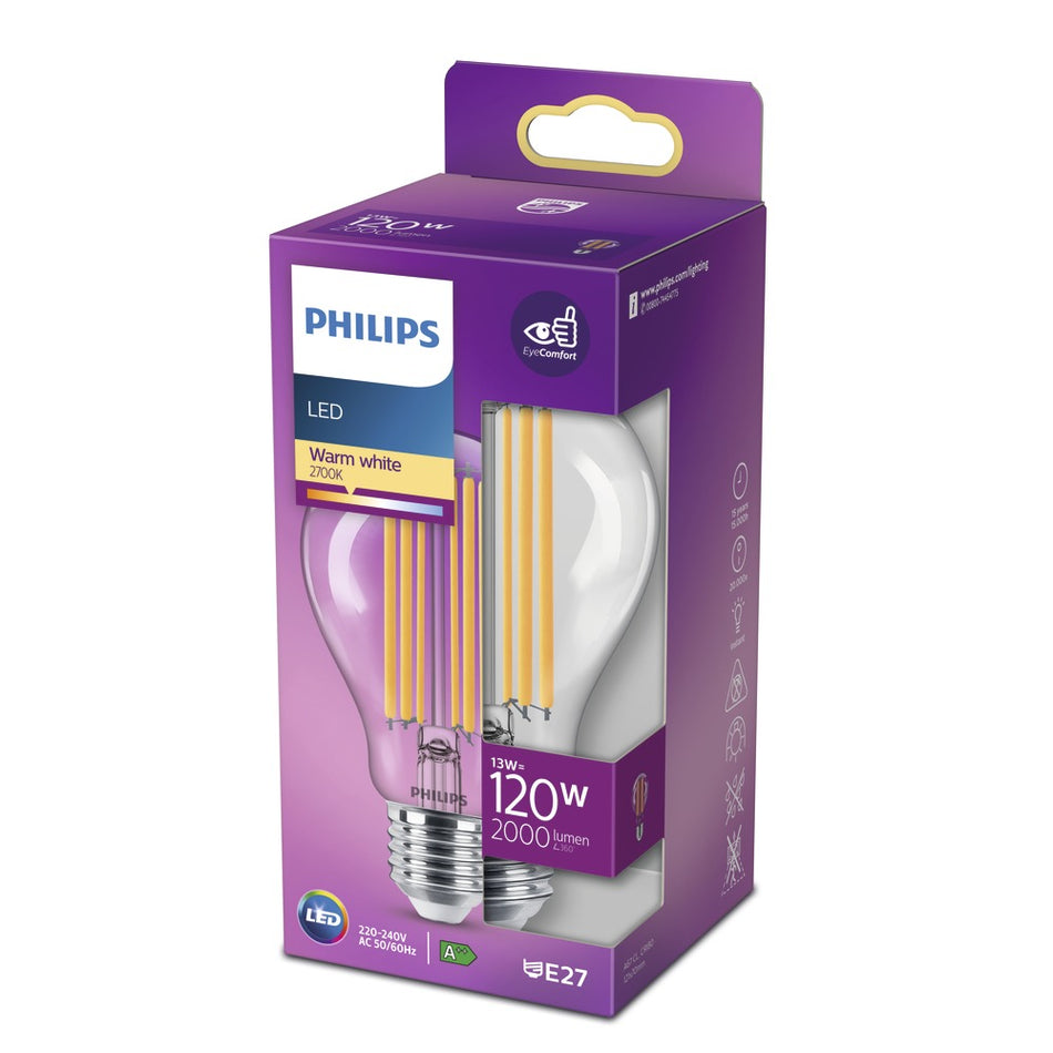 Philips LED Lamp Peer 120W E27 Warmwit Helder-757981