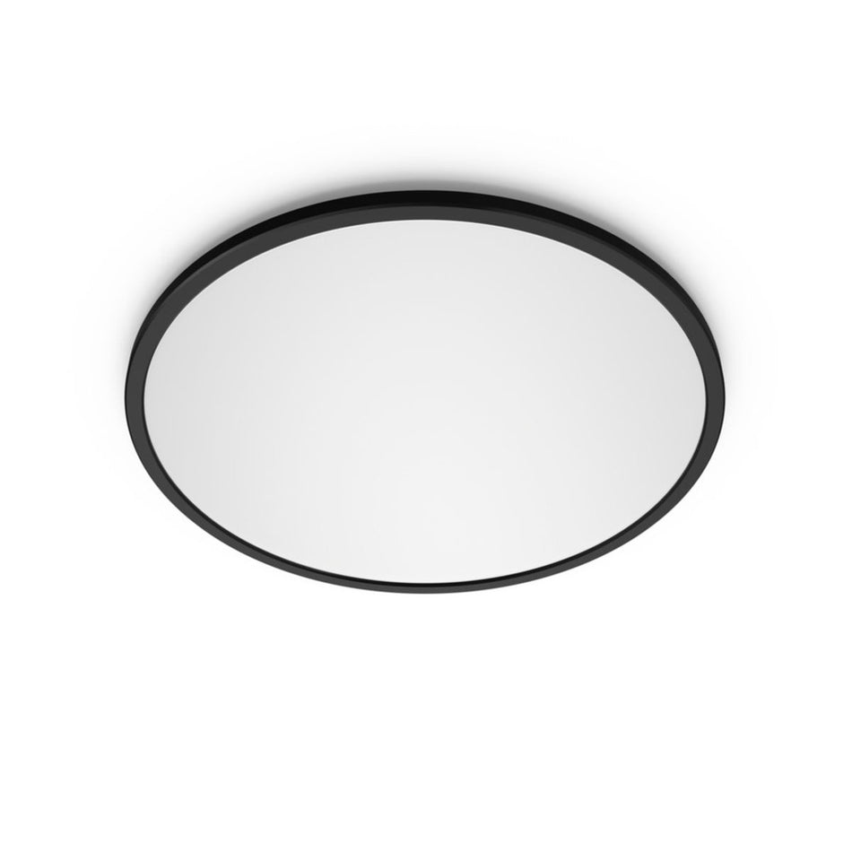 Philips Plafondlamp Superslim CL550 Zwart Rond 15W 3-Staps Dimbaar IP20 Ø25cm-758031