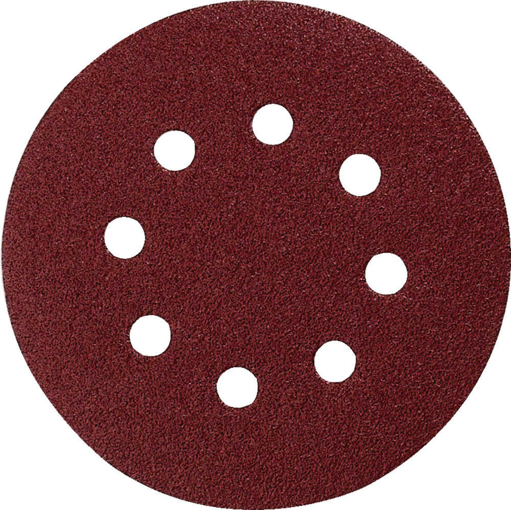 Makita Schuurschijf Red Velcro K80 125mm 10st-758053
