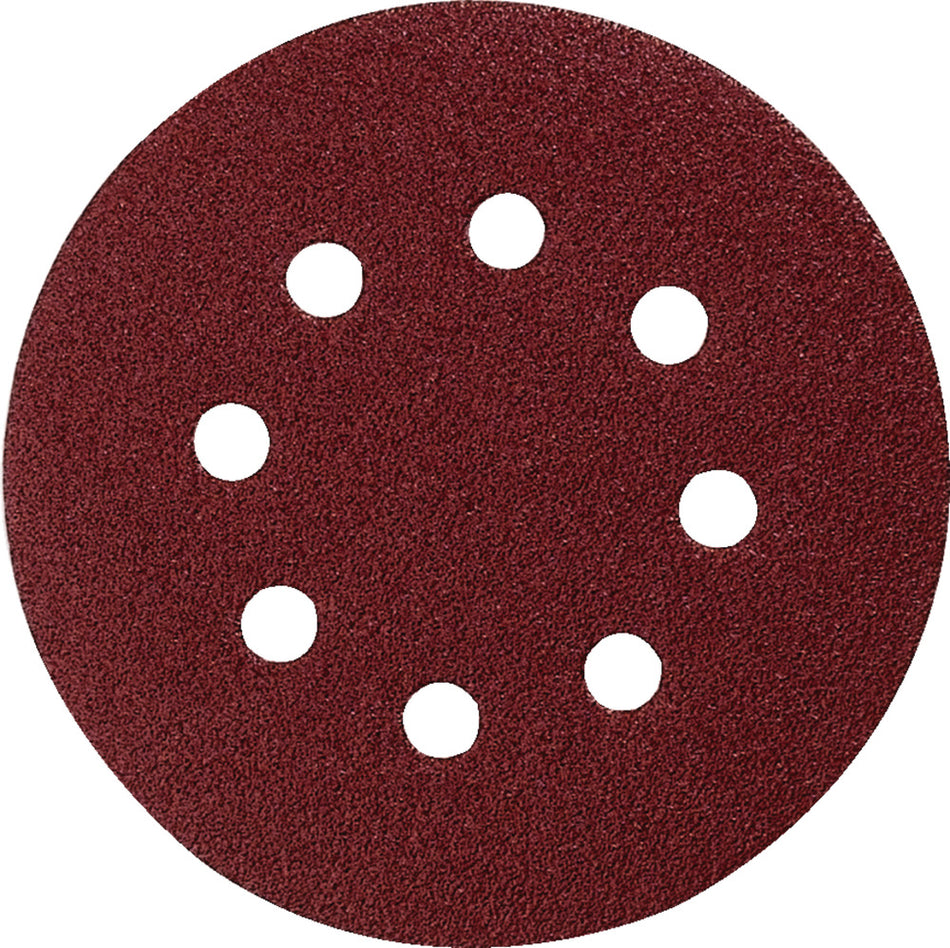 Makita Schuurschijf Red Velcro K80 125mm 10st-758053