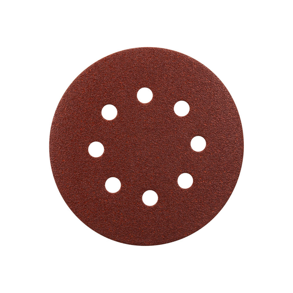 Makita Schuurschijf Red Velcro K80 125mm 10st-758053