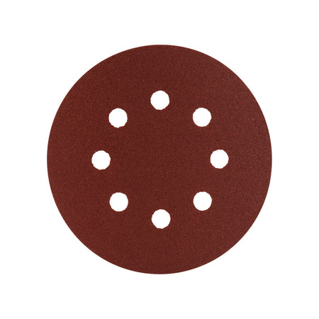 Makita Schuurschijf Red Velcro K120 125mm 10st-758055
