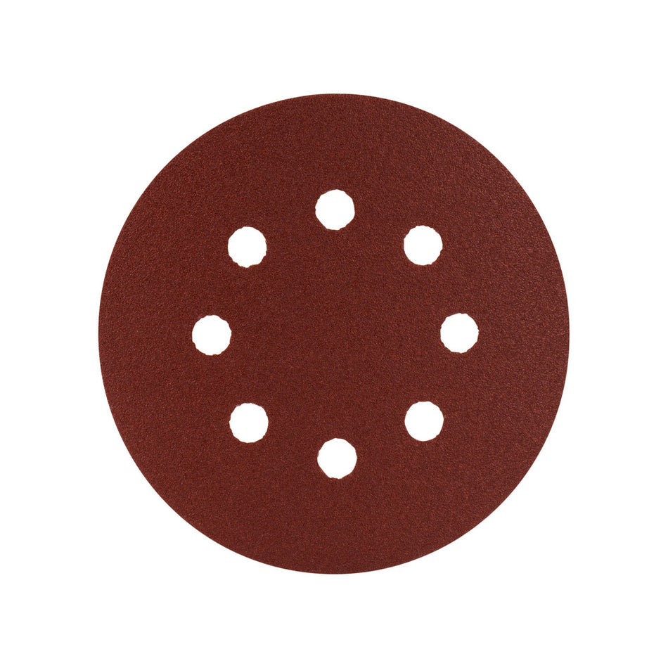 Makita Schuurschijf Red Velcro K120 125mm 10st-758055