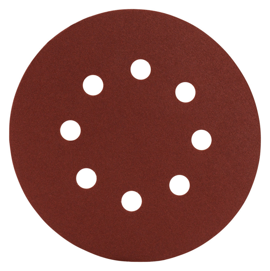 Makita Schuurschijf Red Velcro K180 125mm 10st-758056