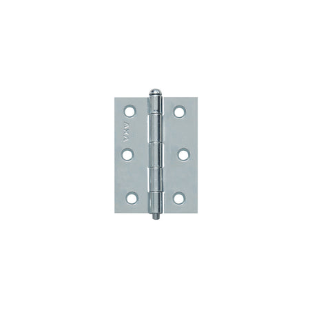 AXA Smal scharnier Ongelagerd Rechte Hoek Staal 54x45mm-758932