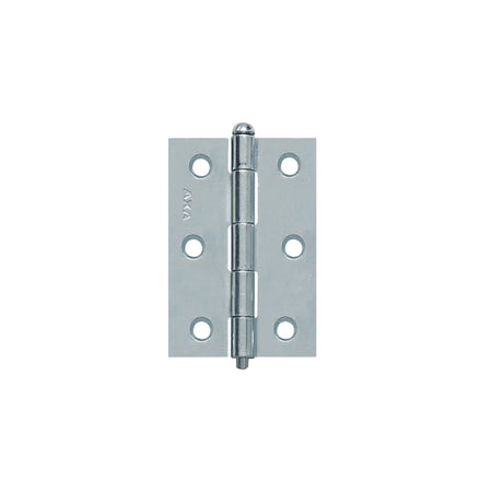 AXA Smal scharnier Ongelagerd Rechte Hoek Staal 76x51mm-758933