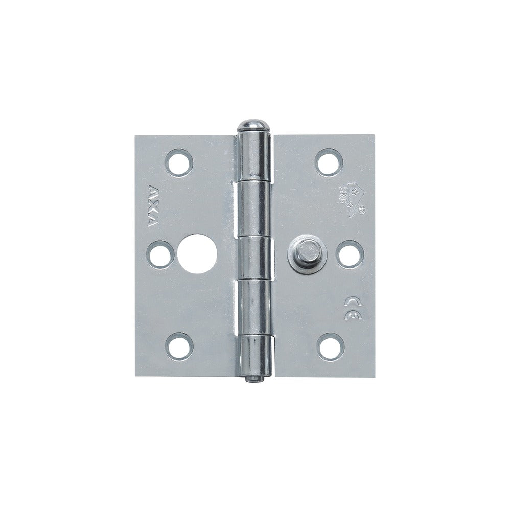 AXA Veiligheidsscharnier Ongelagerd Rechte Hoek Staal Topcoat 76x76mm SKG2-758941