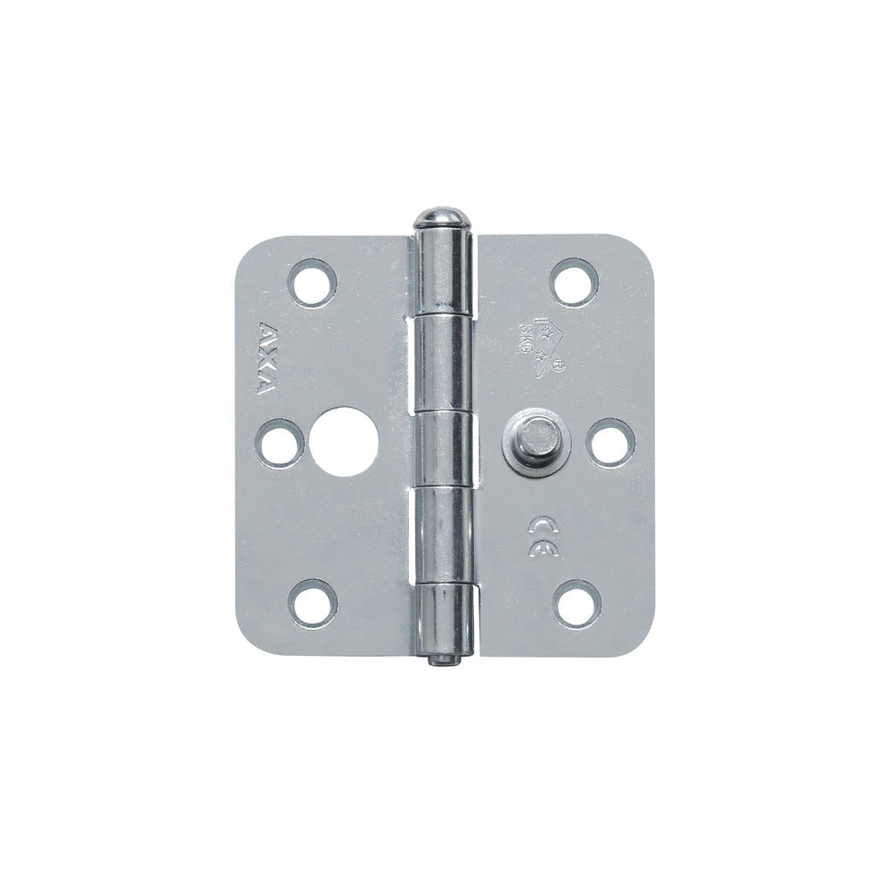 AXA Veiligheidsscharnier Ongelagerd Ronde Hoek Staal Topcoat 76x76mm SKG2-758943