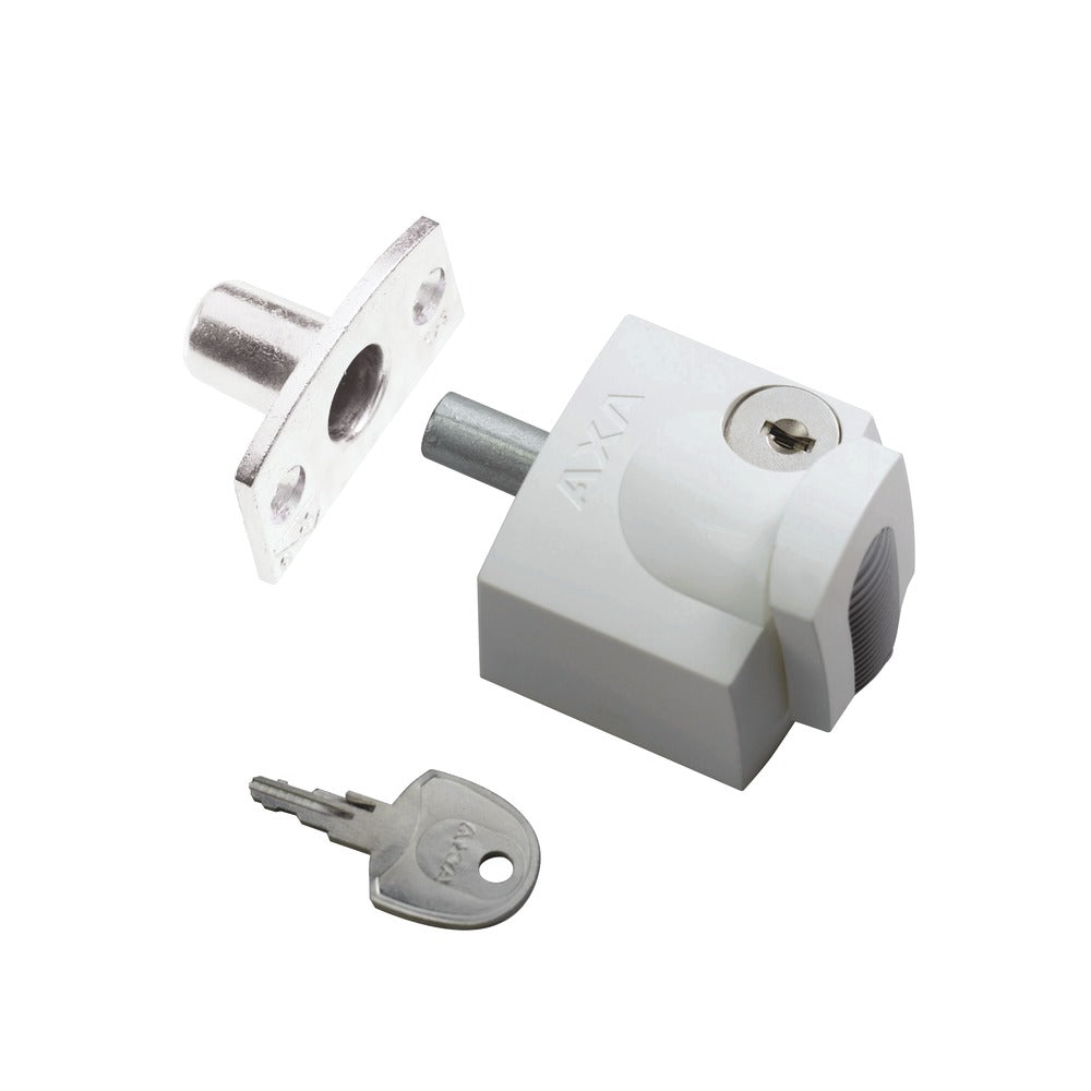 AXA Veiligheidsoplegslot 3012 Kunststof Wit SKG1 2st-758959