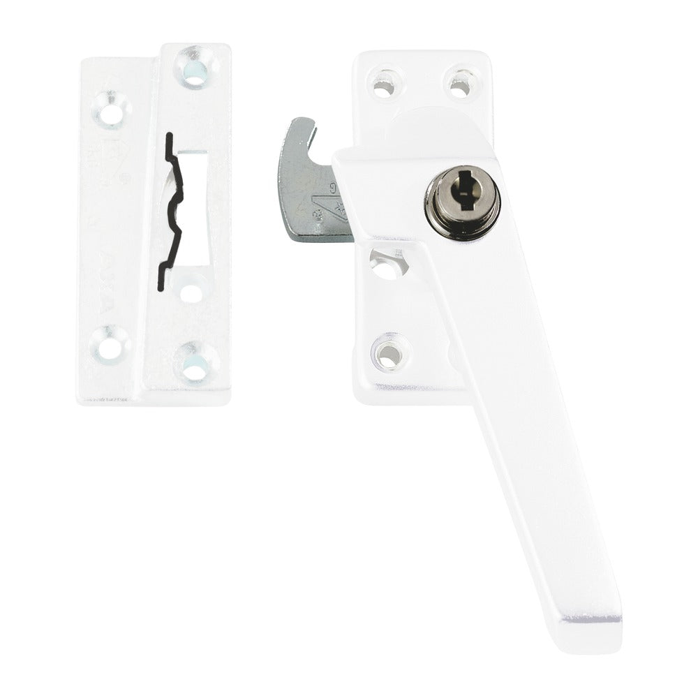 AXA Veiligheids Raamsluiting 3319 Re Aluminium Wit Gelakt SKG1-758973
